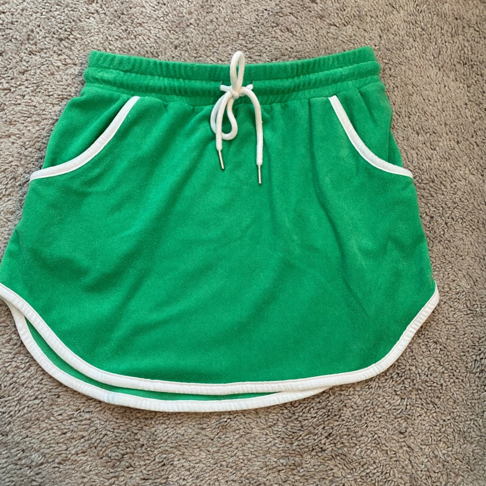 Terrycloth skirt